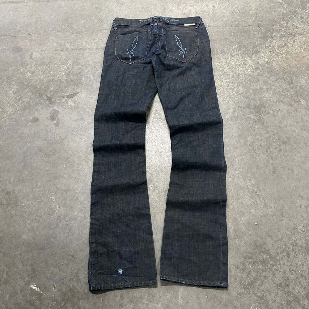 J & Company Jeans Size 27 Dark Wash Bootcut Denim Pants Y2K